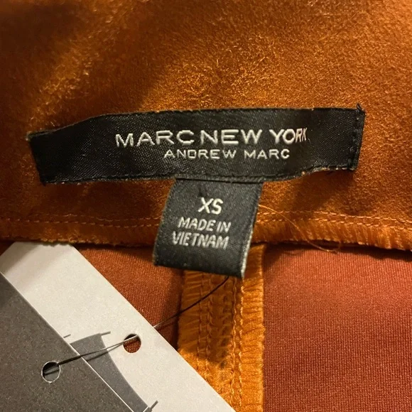 Marc New York Faux Suede Pencil Skirt Size XS - Picture 4 of 6